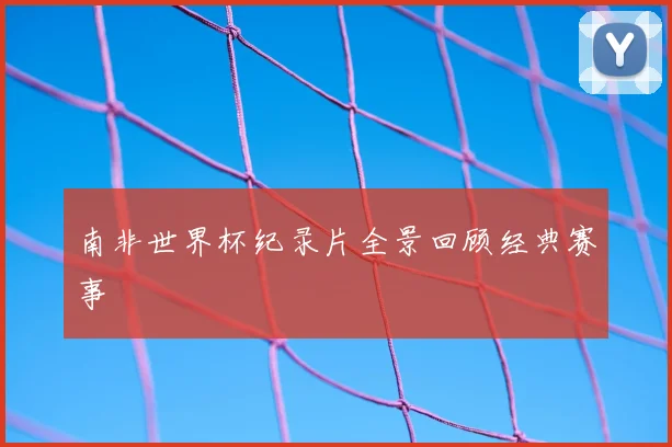 南非世界杯纪录片全景回顾经典赛事